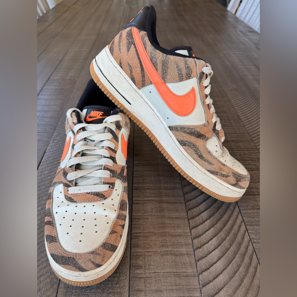 Nike Air Force 1 Premium Low Daktari Stripes Sneakers Men’s Size 9